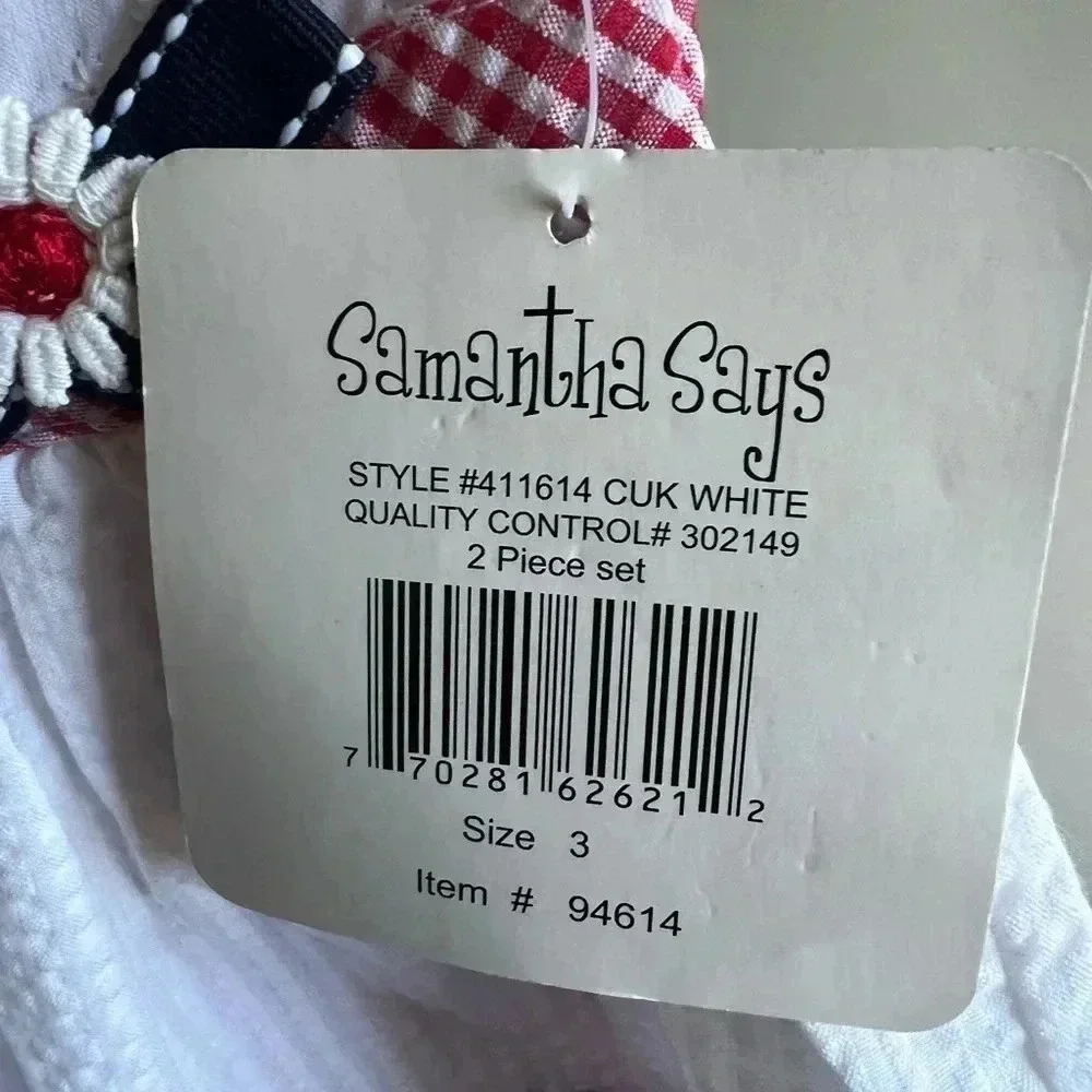 SAMANTHA SAYS 2 PIECE SET SIZE 3 NWT